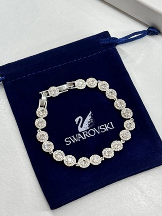 Pulsera Swarovski Angelic Plateada
