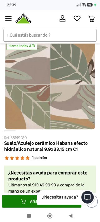 Azulejo Cerámico Habana Efecto Hidráulico