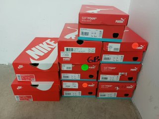 Lote de 9 cajas vacías de zapatillas
