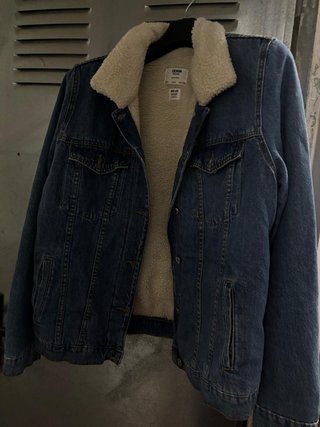 Chaqueta Vaquera Bershka con Borrego