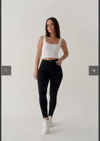 Matcha Jeans negros