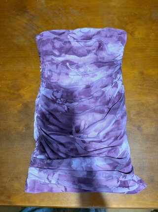 Vestido de verano sin tirantes