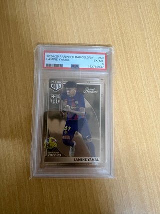 Carta Panini FC Barcelona Lamine Yamal 2024-25PSA6
