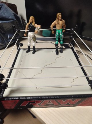Ring de Lucha Libre con 2 Muñecos