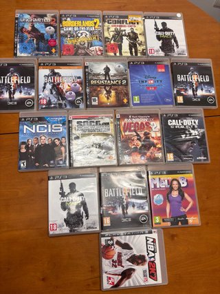 Lote 17 juegos PS3