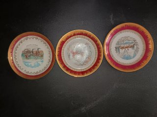 Set 3 Piatti Decorativi Carretto Siciliano