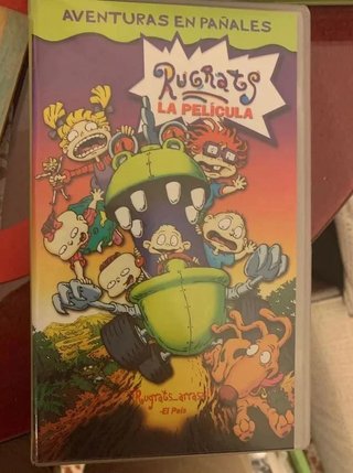 Película VHS Rugrats Aventuras en Pañales