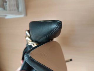 Botines Zara Negros Nuevos sin estrenar con Cadena