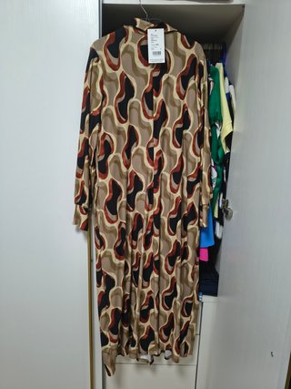 Vestido Camisero Estampado Talla 2XL (44, 46, 48)