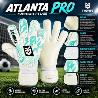 Guantes de portero Twofive Atlantis Pro Talla 9