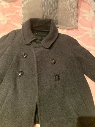 Gabardina Zara Basic Oscura