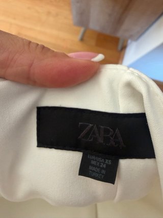 Mono Zara Blanco Talla XS