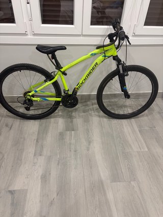 Bicicleta Rockrider 100 Amarillo Flúor