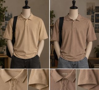 Pack de 2 Polos Beige