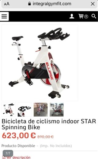 Bicicleta Spinning Ellipse Starbike