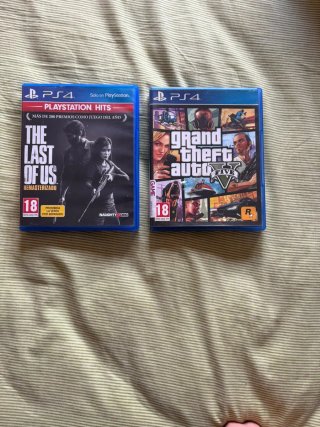 PS4: The Last of Us & GTA V (2 Juegos)