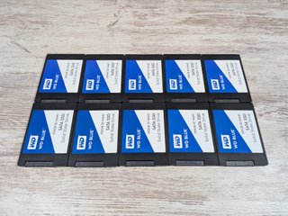 10 x SSD WD Blue 250GB WDS250G1B0A