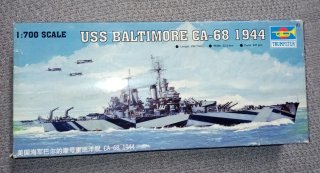 Maqueta Trumpeter USS Baltimore CA-68 1:700
