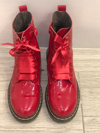 Botas Dr. Martens Piel Rojas Talla 40
