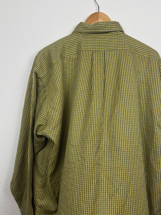 Camisa Polo Ralph Lauren cuadros amarilla XXL