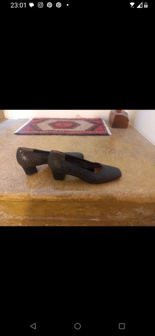 Scarpe in vera pelle blu