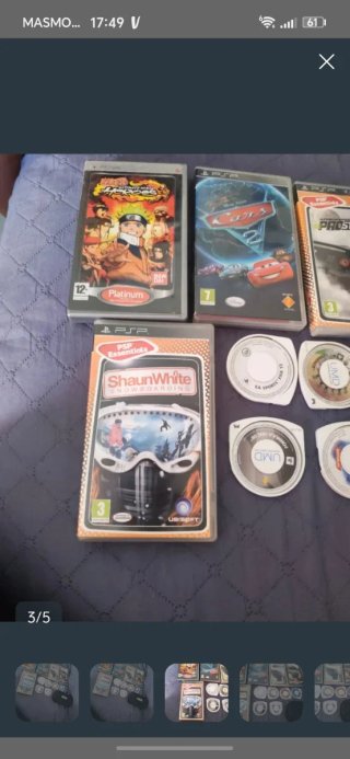 Lote Juegos y Funda PSP (PlayStation Portable)
