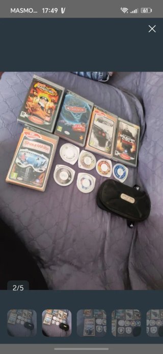 Lote Juegos y Funda PSP (PlayStation Portable)