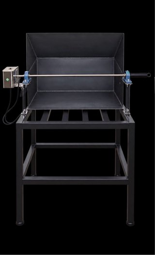 Grill a legna metallico artigianale