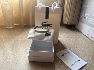 Pulsera Lacoste Plateada para mujer
