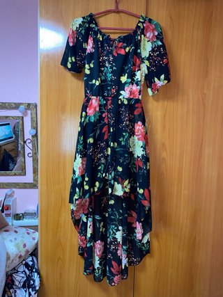 Vestido/ mono Floral Asimétrico