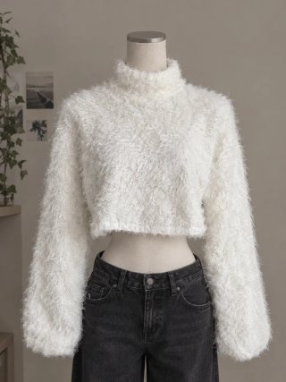 Jersey de Cuello Alto Blanco