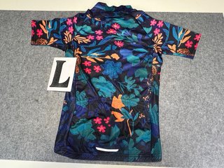 Maillot Ciclismo Talla L Floral