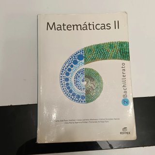 Matemáticas II, 2º Bachillerato