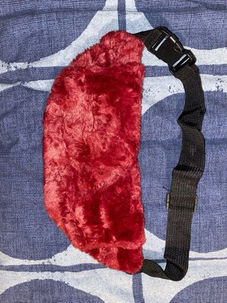 Riñonera de Pelo Roja