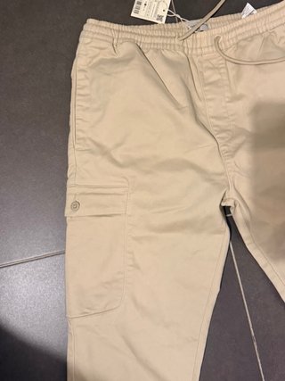 Pantalón Cargo Albaro Moreno Beige Talla S
