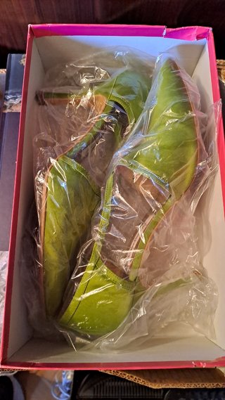 Zapatos de tacón Pilar Burgos verdes