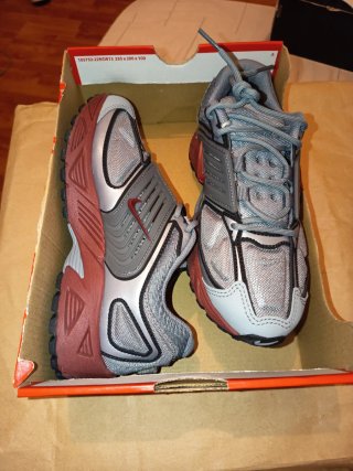 Zapatillas Nike Gris y Rojo