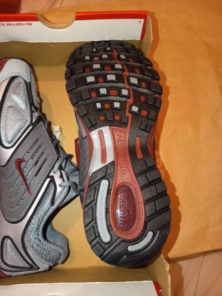 Zapatillas Nike Gris y Rojo