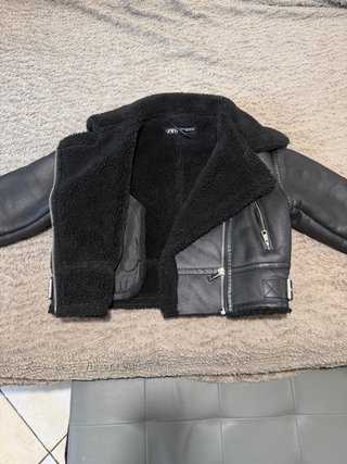 Giacca biker Zara effetto pelle – Nuova