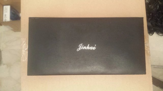 Pluma estilográfica Jinhao fumé con estuche