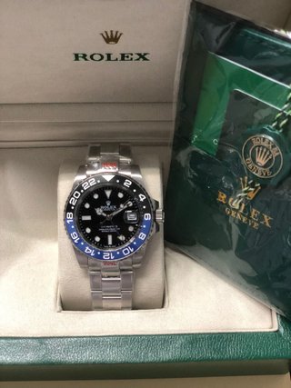 Reloj Inspiración Rolex GMT-Master II Negro y Azul