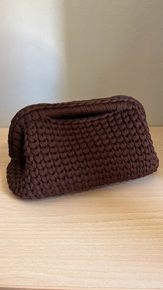 Borsa fatta a mano marrone