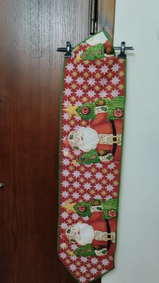Runner natalizio Babbo Natale