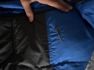 Chaqueta Nike Negra y Azul de niño