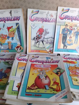 Lotto di 32 numeri de "Il Giornalino" anno 1989.
