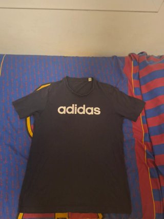 Camiseta Adidas Hombre Azul