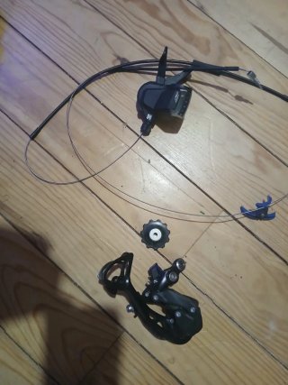 Conjunto de Cambio Shimano 97531 con 9 piñones