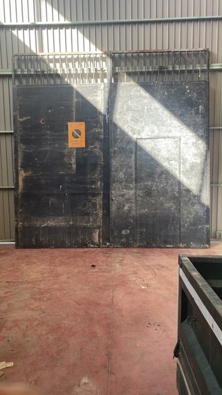 Cancelas de hierro 3,50x3,50m