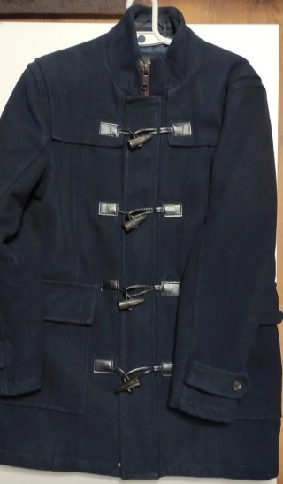 Trenca de paño Zara Man azul Talla M
