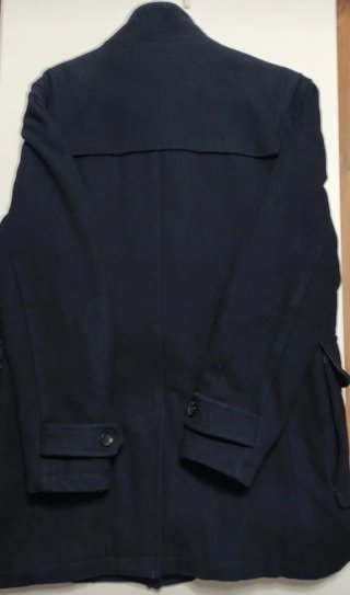 Trenca de paño Zara Man azul Talla M